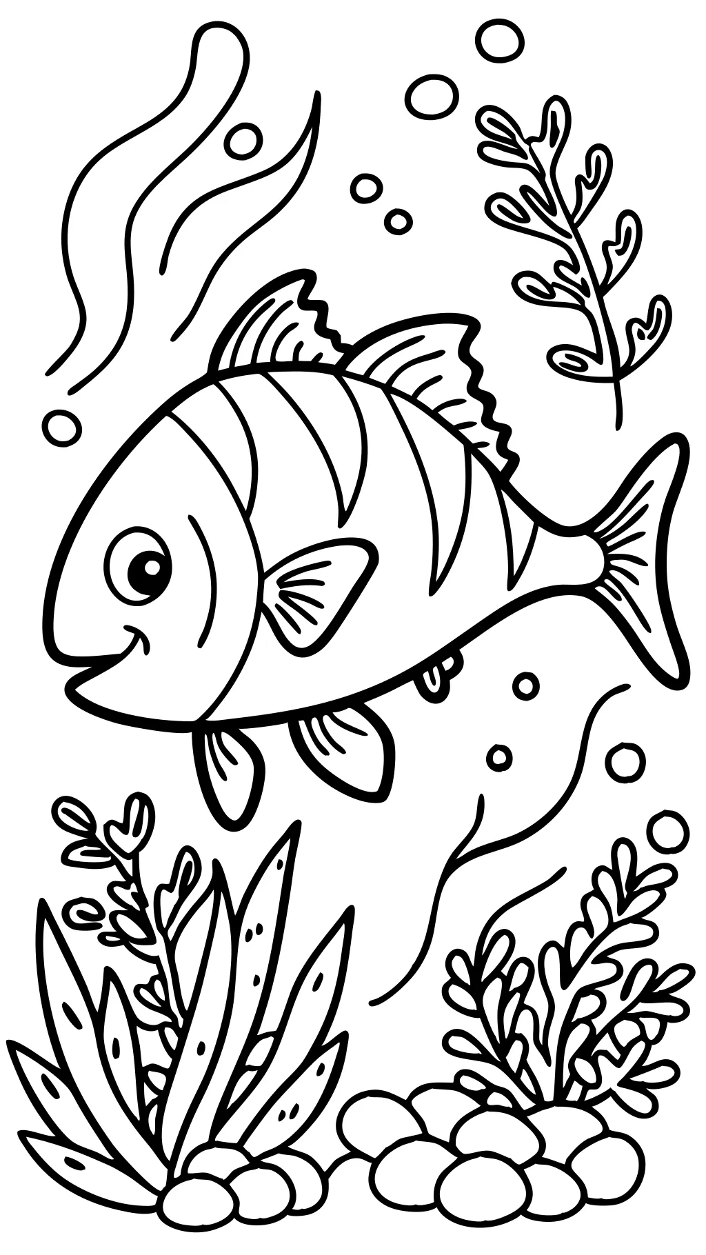 coloriage poisson